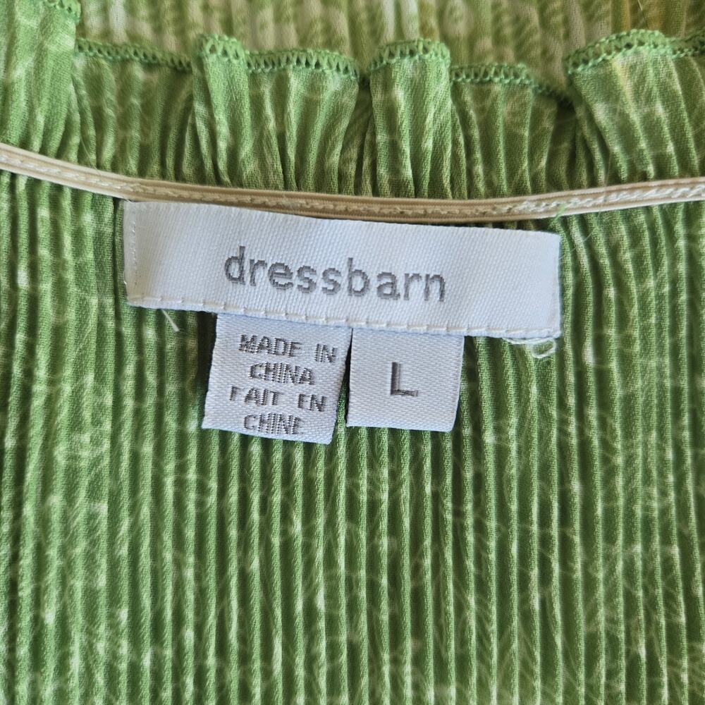 Vintage Micro pleated Puff Sleeve Embellished Fairy Top Size Large - Picture 4 of 4
